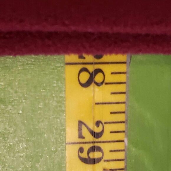 LL Bean Sweater Mens Size Medium M Fleece Full Zip Long Sleeve Red Activewear - Picture 8 of 9